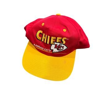 NWT VTG Eastport Team NFL Snapback Baseball Cap Hat - Kansas City Chiefs Tags